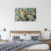 Boston Tea Party, 16 december 1773 Canvas Afdruk (Insitu (Slaapkamer))
