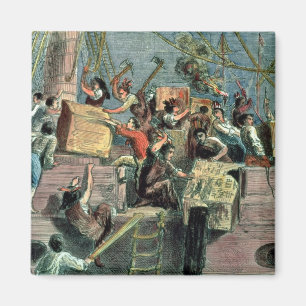 Boston Tea Party, 16 december 1773 Magneet