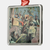 Boston Tea Party, 16 december 1773 Metalen Ornament (Links)