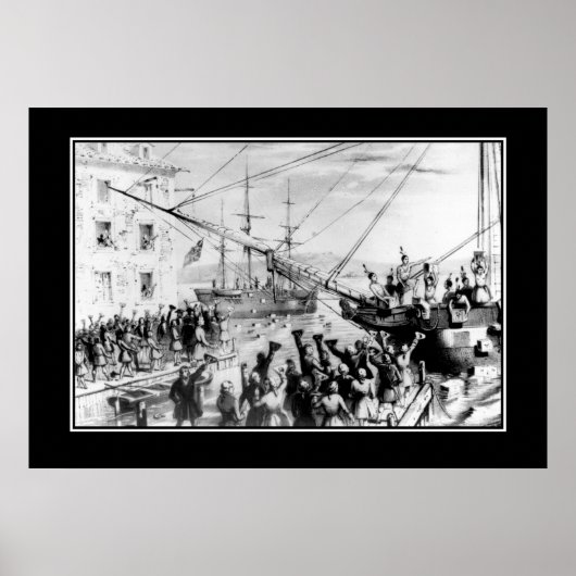 Boston Tea party 16 december 1773 Poster (Voorkant)