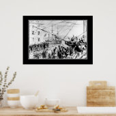 Boston Tea party 16 december 1773 Poster (Keuken)