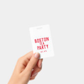 Boston Tea Party Badge (Handheld)
