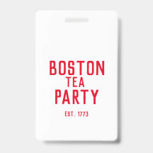 Boston Tea Party Badge