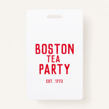 Boston Tea Party Badge