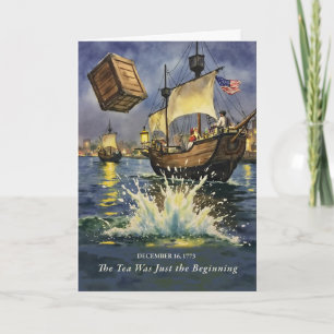 Boston Tea Party Day Historisch nog maar het begin Kaart