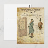 Boston tea Party Independence Day Briefkaart (Voorkant / Achterkant)