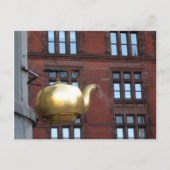 Boston Tea Pot Briefkaart (Voorkant)