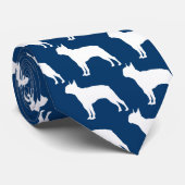 Boston Terrier ボ ト ン テ ス リ ア Stropdas (Opgerold)