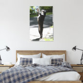Boston Terrier 2 Canvas Afdruk (Insitu (Slaapkamer))