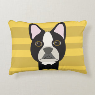 Boston Terrier Accent Kussen