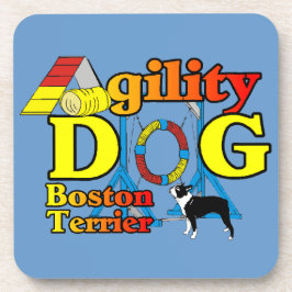 Boston Terrier Agility Bier Onderzetter