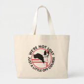 Boston Terrier Agility Off Course Grote Tote Bag (Voorkant)