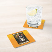 Boston Terrier Alle honden zijn heiligen Kartonnen Onderzetters (Insitu)