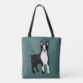 Boston Terrier Allover Tas (Achterkant)