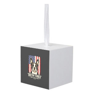 Boston Terrier Amerikaanse Klassieke Vlag Decoratie