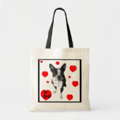 Boston Terrier and Hearts Tas (Voorkant)