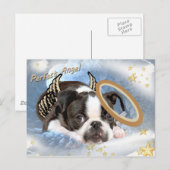 Boston Terrier Angel Kleding en geschenken Briefkaart (Voorkant / Achterkant)