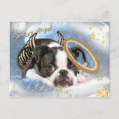 Boston Terrier Angel Kleding en geschenken Briefkaart (Voorkant)