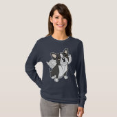 Boston Terrier Angel Tshirts (Voorkant volledig)