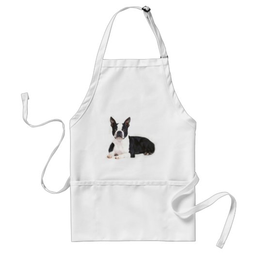 Boston Terrier Apron Standaard Schort (Voorkant)
