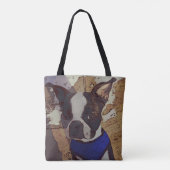 Boston Terrier Art Tote Bag (Achterkant)