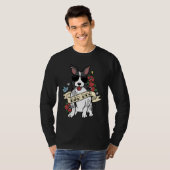 Boston Terrier Bad Dog T-shirt (Voorkant volledig)