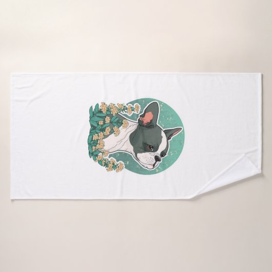 Boston Terrier Badhanddoek (Badhanddoek)
