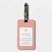 Boston Terrier Bagage Labels (Achterkant verticaal)