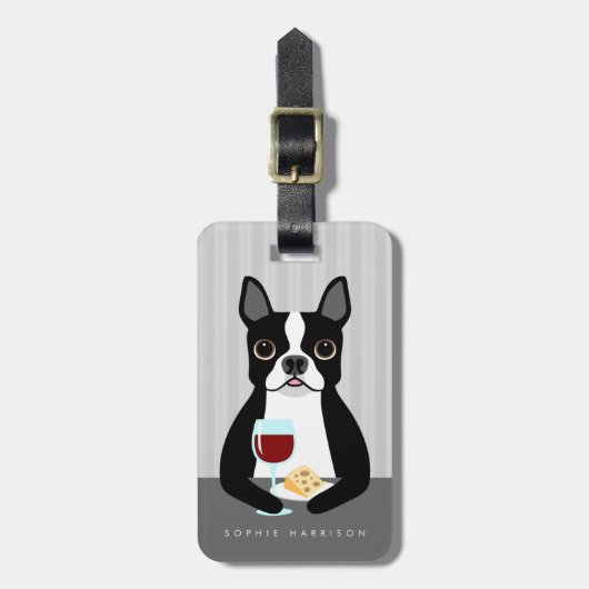 Boston Terrier Bagage Labels (Voorkant verticaal)