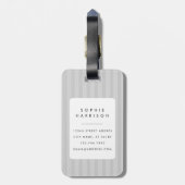 Boston Terrier Bagage Labels (Achterkant verticaal)