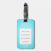 Boston Terrier Bagage Labels (Achterkant verticaal)
