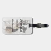 Boston Terrier Bagagelabel (Achterkant horizontaal)