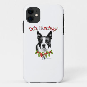 Boston Terrier Bah Humbug Case-Mate iPhone Case