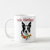 Boston Terrier Bah Humbug Koffiemok (Links)