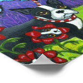 Boston Terrier Ballet Ballerina Fairy Big Eyes Poster (Hoek)