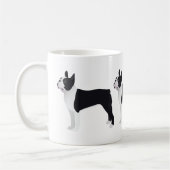 Boston Terrier Basic Breed  Design Koffiemok (Links)