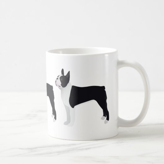 Boston Terrier Basic Breed  Design Koffiemok (Rechts)