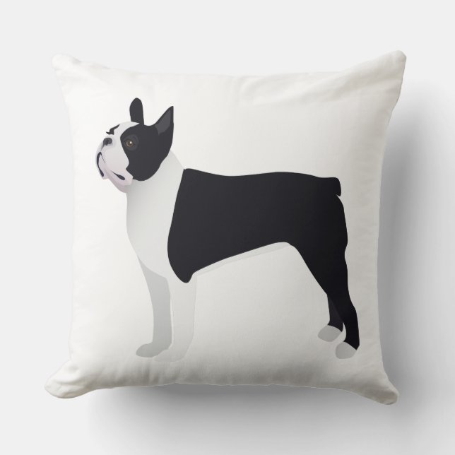 Boston Terrier Basic Breed  Design Kussen (Voorkant)