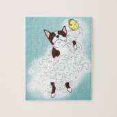 Boston Terrier Bath Legpuzzel (Verticaal)