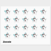 Boston Terrier Bath Ster Sticker (Vel)