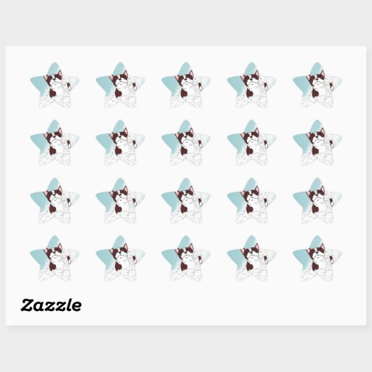 Boston Terrier Bath Ster Sticker (Vel)