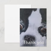 Boston Terrier Bedankkaartjes Bedankkaart (Voorkant / Achterkant)