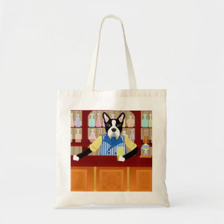 Boston Terrier Beer Pub Tote Bag