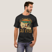Boston Terrier Best Dog Dad Ever Vader's T-shirt (Voorkant volledig)