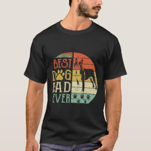 Boston Terrier Best Dog Dad Oover  vader Da T-shirt