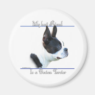 Boston Terrier Beste Vriend 2 - Magneet