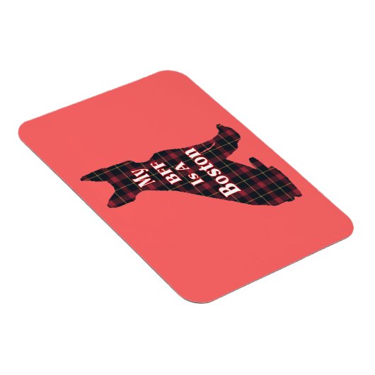 Boston Terrier BFF Magneet (Rechterzijde)