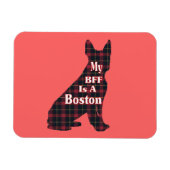 Boston Terrier BFF Magneet (Horizontaal)