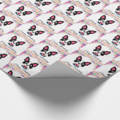 Boston Terrier Birthday Cadeaupapier (Hoek)
