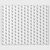 Boston Terrier Birthday Cadeaupapier (Vlak)